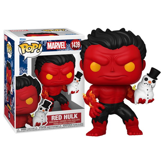 Pop Marvel Holiday S4 Red Hulk - Pop Marvel Holiday - Gadżety - Funko - 0889698800341 - 15 października 2024