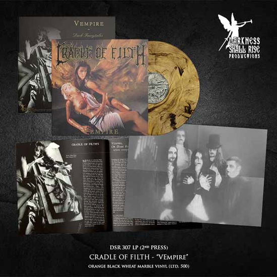 Cover for Cradle of Filth · Vempire, or Dark Faerytales in Phallustein (Orange / Black Wheat Marble) (LP) (2025)