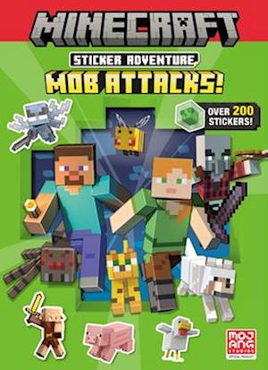 Cover for Random House · Minecraft Sticker Adv Mob Attacks (Book) (2024)