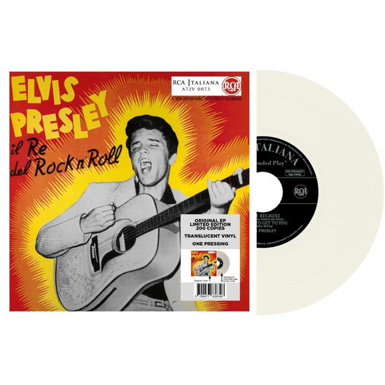 Cover for Elvis Presley · EP Étranger N°15 - Il Re Del Rock'n'Roll (Italie) Limited 7&quot; TOTAL CLEAR Vinyl (7&quot;) (2024)