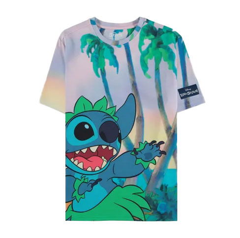 Lilo & Stitch All Over Print T-Shirt Größe S - Disney: Lilo & Stitch - Merchandise -  - 8718526200348 - July 18, 2024