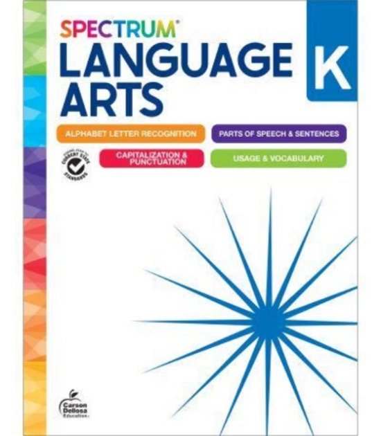 Cover for Spectrum · Spectrum Language Arts Workbook Grade K (Paperback Book) (2024)