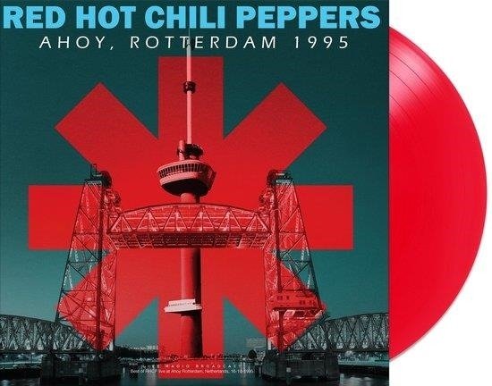 Cover for Red Hot Chili Peppers · Ahoy Rotterdam 1995 (Transparent Red Vinyl) (LP) (2023)
