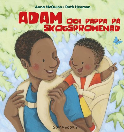 Cover for Anna McQuinn · Adam och pappa på skogspromenad (Hardcover Book) (2024)