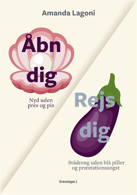 Cover for Amanda Lagoni · Rejs dig / Åbn dig (Sewn Spine Book) [1. Painos] (2024)