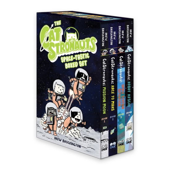 Cover for Drew Brockington · The CatStronauts Space-Tastic Boxed Set (Graphic Novel Boxed Set) (Paperback Book) (2025)