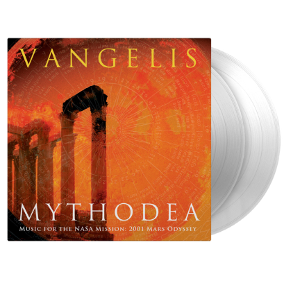 Cover for Vangelis · Mythodea - Music for the NASA Mission: 2001 Mars Odyssey (LP) [Crystal Clear Vinyl edition] (2025)