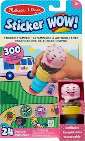 Cover for Melissa &amp; Doug · Sticker Wow Ice Cream (50242) (Spielzeug) (2024)