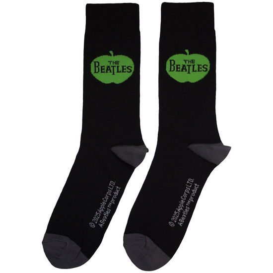 Cover for The Beatles · The Beatles Unisex Ankle Socks: Apple (Black) (UK Size 6 - 11) (CLOTHES) (2025)