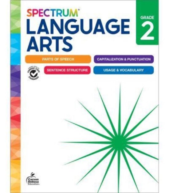 Cover for Spectrum · Spectrum Language Arts Workbook Grade 2 (Paperback Book) (2024)