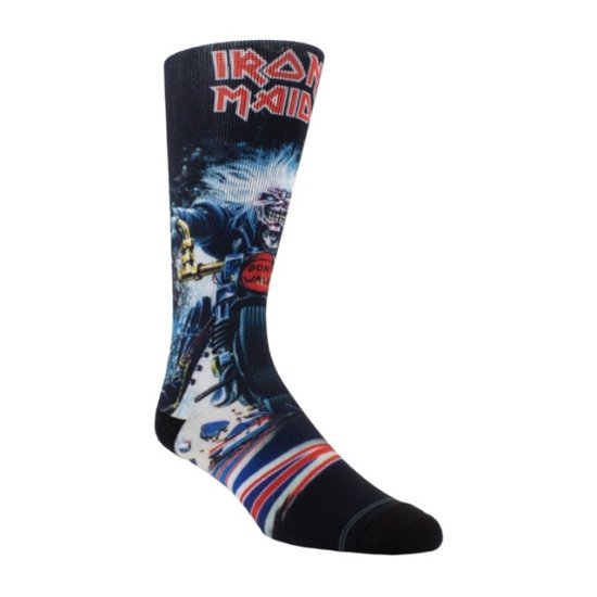 Iron Maiden · Iron Maiden Eddie Biker Socks (One Size) (Klær) (2024)