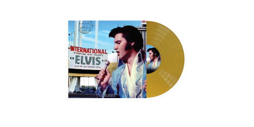 Cover for Elvis Presley · Live in Las Vegas (Gold Vinyl LP) (LP) (2024)