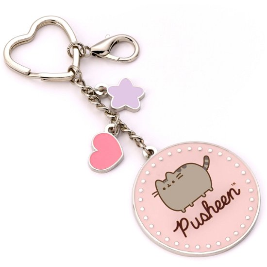 Pusheen The Cat Pink Name Keyring With Mini Charms - Pusheen - Merchandise - PUSHEEN - 5055583453373 - 31 mars 2024