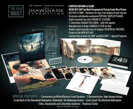 Cover for Stephen King · Shawshank Redemption, the (Vault 4k+bd) (4K Ultra HD) [Ultimate Collectors edition] (2023)