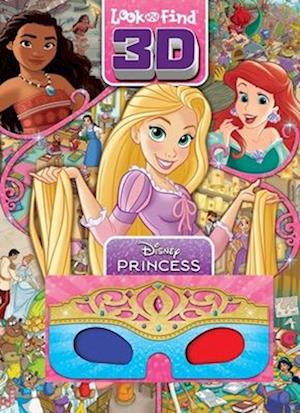 Cover for PI Kids · Disney Princess: Look and Find 3D (Hardcover Book) (2025)