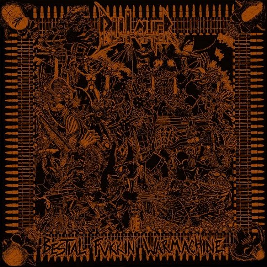 Cover for Butcher · Bestial Fukkin' Warmachin (LP) [Coloured edition] (2023)