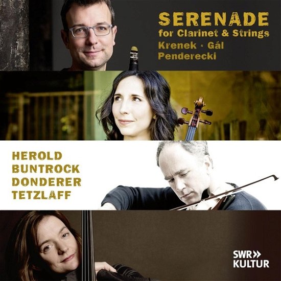 Cover for Kilian Herold &amp; Barbara Buntrock &amp; Florian Donderer  &amp; Tanja Tetzlaff · Serenade For Clarinet &amp; Strings (CD) (2024)