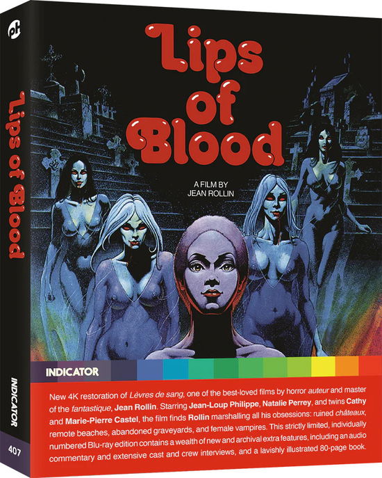Cover for Lips of Blood /bd · Lips of Blood (Us Limited Edition)/bd (Blu-Ray) [Us Limited edition] (2023)
