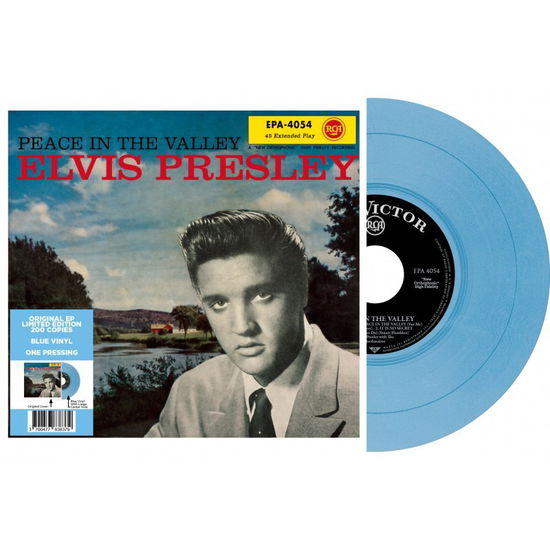 Cover for Elvis Presley · EP Étranger N°16 - Peace In The Valley (US) Limited 7&quot; BLUE Vinyl (7&quot;) (2024)