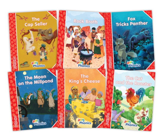 Cover for Emily Guille-Marrett · Jolly Phonics Folktales Red Readers (Level 1) Complete Set (1-6): in Precursive Letters (Paperback Book) [British English edition] (2025)