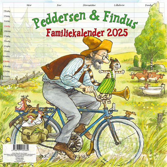 Cover for Sven Nordqvist · Peddersen &amp; Findus - Familiekalender 2025 (Heftet bok) [1. utgave] (2024)