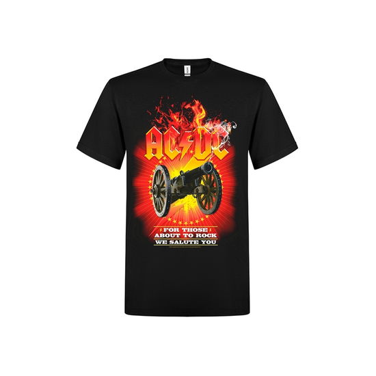 Cover for AC/DC · For Those About to Rock Tracks (T-shirt) [size S] (2025)