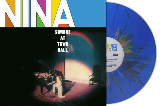 Cover for Nina Simone · At Town Hall (Blue Multicoloured Splatte (LP) (2025)