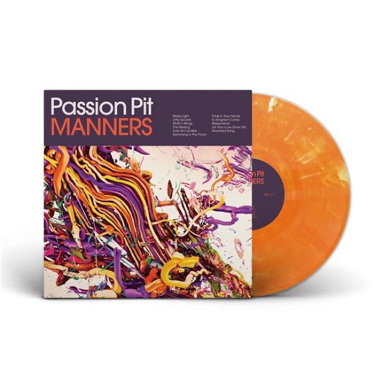 Cover for Passion Pit · Manners (LP) [Limited 15th Anniversary Orange Marble Vinyl edition] (2024)