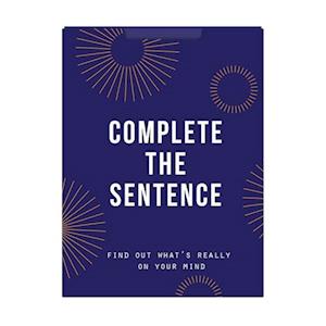 Cover for The School of Life · Complete the Sentence: Find out what’s really on your mind (Flashcards) (2025)