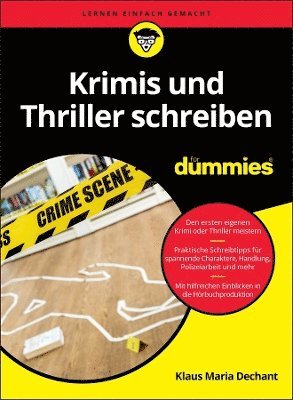 Cover for Klaus Maria Dechant · Krimis und Thriller schreiben fur Dummies - Fur Dummies (Paperback Book) (2025)