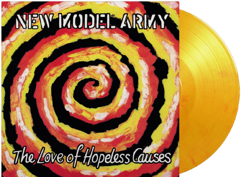 Cover for New Model Army · The Love Of Hopeless Causes (LP) [Limited Flaming Coloured Vinyl edition] (2025)