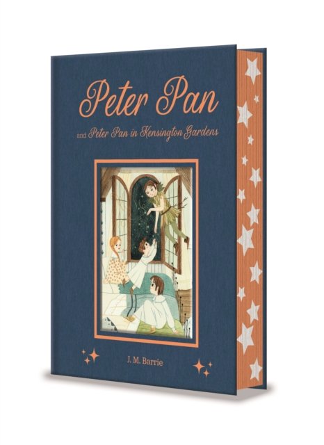 Cover for J. M. Barrie · Peter Pan and Peter Pan in Kensington Gardens - Arcturus Deluxe Children's Classics (Inbunden Bok) (2024)
