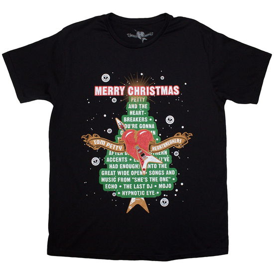 Cover for Tom Petty &amp; The Heartbreakers · Tom Petty &amp; The Heartbreakers Unisex T-Shirt: Merry Christmas (T-shirt) [size M]