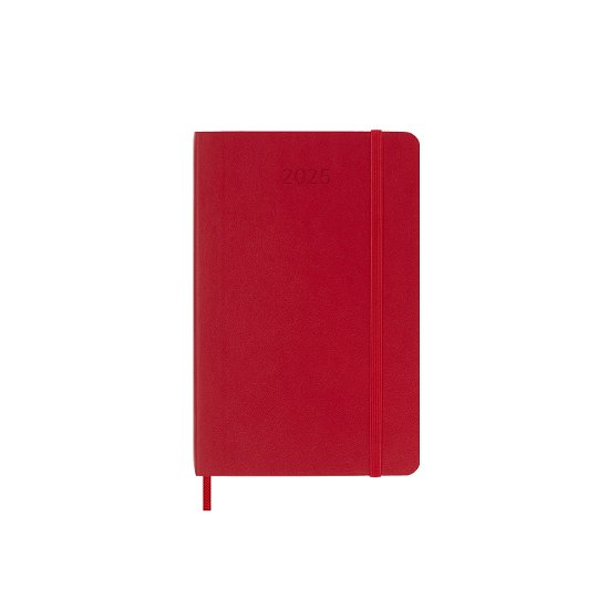 Cover for Moleskine · Moleskine 2025 12-Month Weekly Pocket Softcover Notebook: Scarlet Red (Pocketbok) (2024)