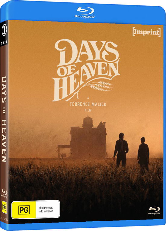 Cover for Blu-ray · Days of Heaven (1978) - Imprint Standard Edition (Blu-ray) (2024)