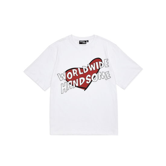 Cover for JIN (BTS) · RUNSEOKJIN - S/S T-Shirt - Worldwide Handsome (T-shirt) [White edition] [Size Small] (2025)