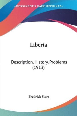 Cover for Fredrick Starr · Liberia (Paperback Book) (2007)