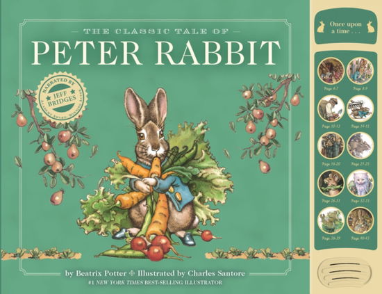 Cover for Beatrix Potter · The Classic Tale of Peter Rabbit: A Press and   Play Storybook - Charles Santore Children's Classics (Hardcover Book) (2026)