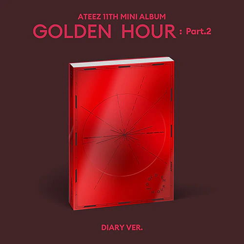 Cover for ATEEZ · Golden Hour pt.2 (CD/Merch) [Photobook + Pre-order Photocard edition] [Diary Version] (2024)