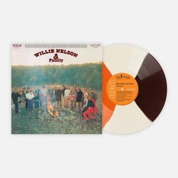 Cover for Willie Nelson &amp; Family · Willie Nelson &amp; Family (Limited Edition) (VINYL) [&quot;Campfire Quad&quot; Colored Vinyl edition] (2022)