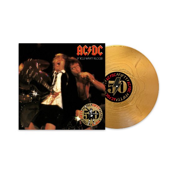 Cover for AC/DC · If You Want Blood You'... (LP) [Limited Gold Vinyl edition] (2024)