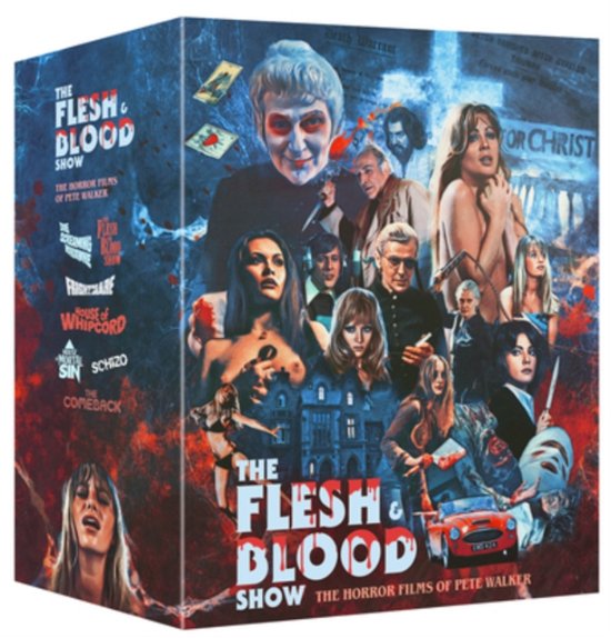 Cover for Pete Walker · Flesh And Blood Show - The Horror Films Of Pete Walker (7 Films) (Blu-ray) (2024)
