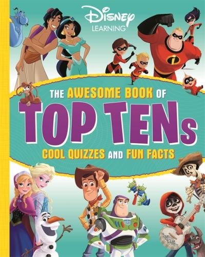 Cover for Walt Disney · Disney Learning: The Awesome Book of Top Tens - Quizzes and facts about the world of Disney (Paperback Bog) (2024)