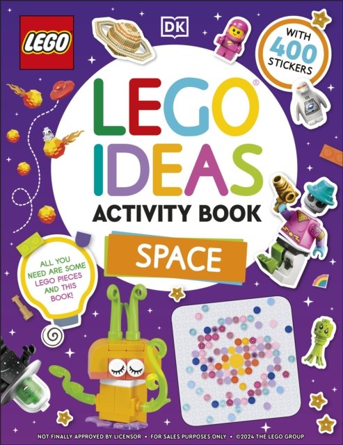 Cover for Dk · LEGO Ideas Activity Book Space: Packed with LEGO Building and Sticker Activities and Fun Facts. With 400 Stickers! (Paperback Book) (2025)