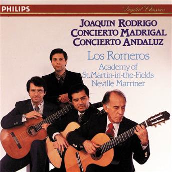 Cover for Rodrigo · Concierto Madrigal / Andaluz -los Romeros- (CD)