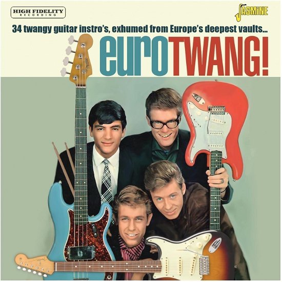Eurotwang! - 34 Twangy Guitar Instro's, Exhumed From Europe's Deepest Vaults (CD) (2023)