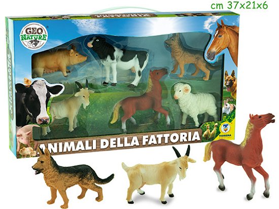 Cover for Teorema: Geo Nature · Animali Della Fattoria 6 Pz - Window Box (MERCH)