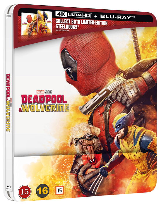 Cover for Deadpool - X-men · Deadpool &amp; Wolverine (Steelbook) (4K Ultra HD/BD) [Limited Deadpool Steelbook edition] (2024)