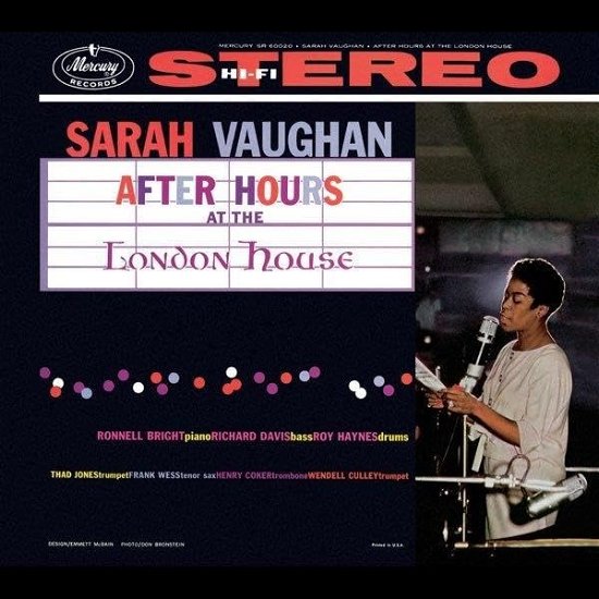 Cover for Sarah Vaughan · After Hours At The London House (CD) [Japan Import edition] (2023)