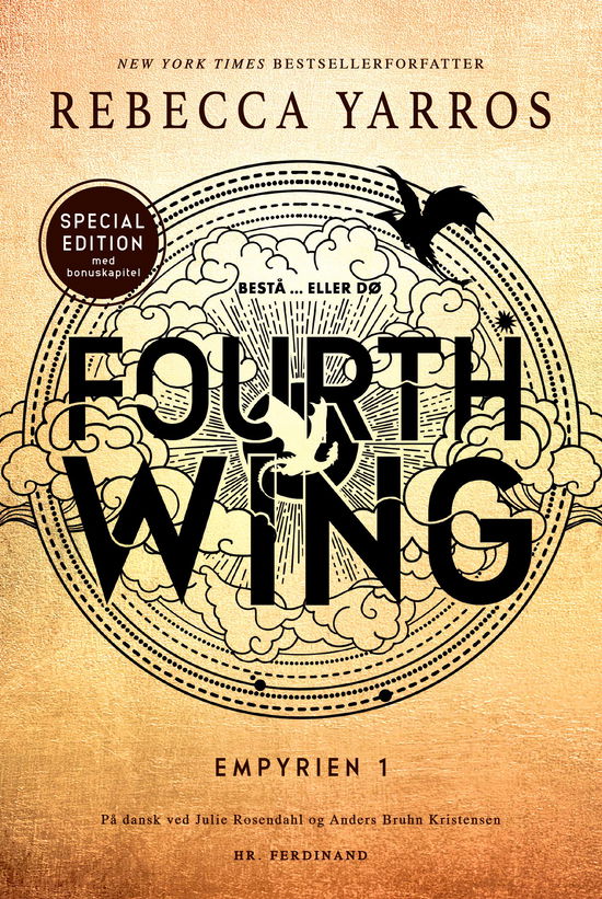 Cover for Rebecca Yarros · Empyrien: Fourth Wing - Bestå ... eller dø (Paperback Book) [2nd edition] (2025)